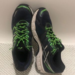 Pre-Owned Asics Men’s Size 11 T516N Gel-Evate Running Shoes Blue/Green